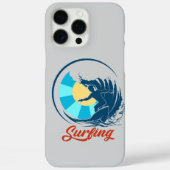 Coques Case-Mate iPhone Surfer en bleu (Verso)