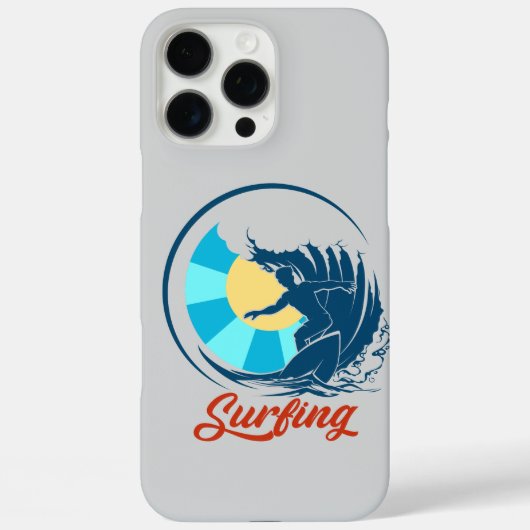Coques Case-Mate iPhone Surfer en bleu (Verso)