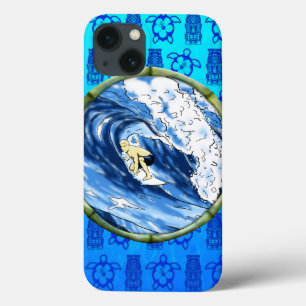 Coques Pour iPhone Surfer en cercle en bambou
