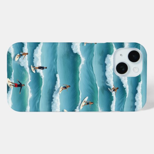 Coques Case-Mate iPhone Surfers (Verso (horizontal))