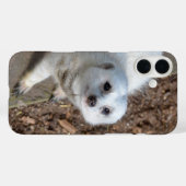 Coques Case-Mate iPhone Suricate Blanche (Verso (horizontal))