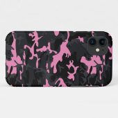 Coques Case-Mate iPhone Surlignements Rose Bébé Camo (Dos (Horizontal))