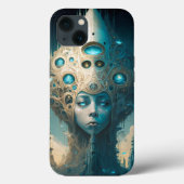 Coques Case-Mate iPhone Surreal Futuristic Alien Woman Lanscape (Verso)