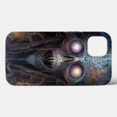 Coques Case-Mate iPhone Surreal Skull Gothique Horror Art (Verso (horizontal))