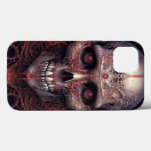 Coques Case-Mate iPhone Surreal Skull Gothique Horror Art (Verso (horizontal))