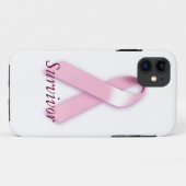 Coques Case-Mate iPhone Survivant du cancer du sein (Dos (Horizontal))