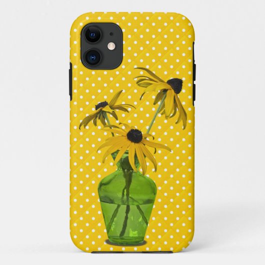 Coques Case-Mate iPhone Susan Bouquet aux yeux noirs (Dos)