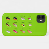 Coques Case-Mate iPhone sushi de Wasabi cuisine japonaise mignonne (Dos (Horizontal))