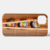 Coques Case-Mate iPhone Sushi et baguettes en bois (Verso (horizontal))