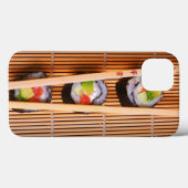 Coques Case-Mate iPhone Sushi et baguettes en bois (Verso (horizontal))