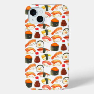 Coque iPhone 15 Mini Sushi japonais mignon