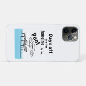 Coques Case-Mate iPhone Suspendu au bord de la piscine (Dos (Horizontal))