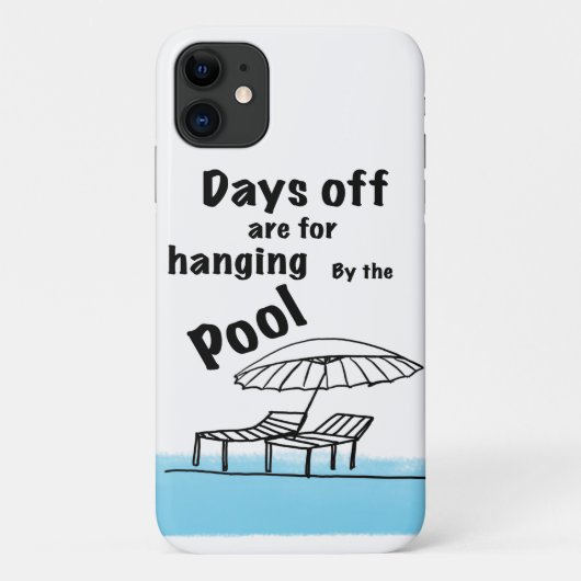 Coques Case-Mate iPhone Suspendu au bord de la piscine (Dos)