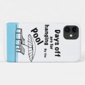 Coques Case-Mate iPhone Suspendu au bord de la piscine (Dos (Horizontal))