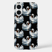 Swan Birds Design Motif