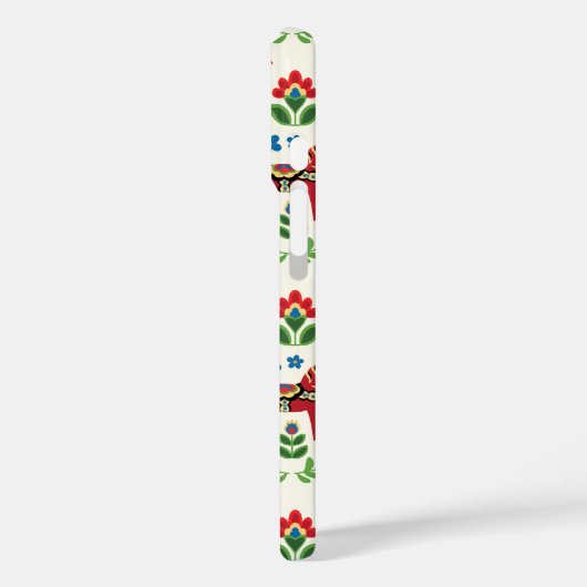 Coques Case-Mate iPhone Swedish Dala Horses Red (Verso / Gauche)