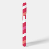 Coques Case-Mate iPhone Sweet Cute Candy Stripes Motif Saint-Valentin (Verso / Droite)
