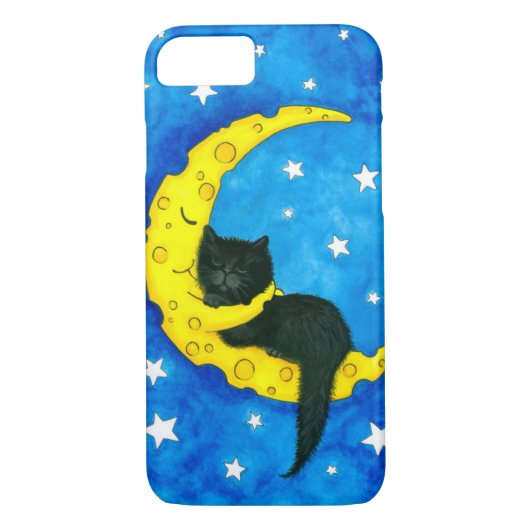 Coques Case-Mate iPhone Sweet Dreams Chat noir par Bihrle (Dos)