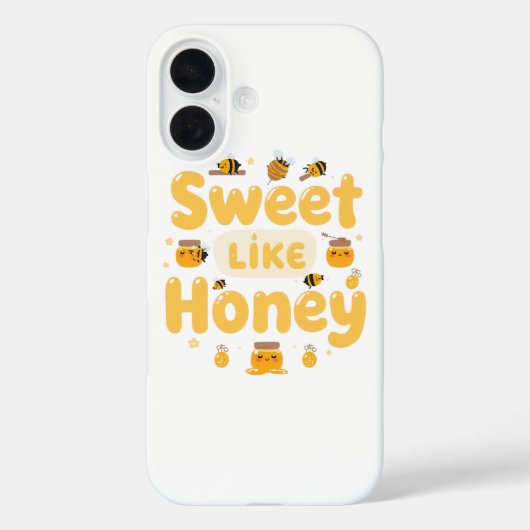 Coques Case-Mate iPhone "Sweet Like Honey" Kawaii Pun (Verso)