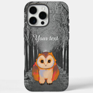 Coques iPhone 16 Pro Max Sweet owl, hivernal