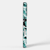 Coques Case-Mate iPhone Sweet Pea (Teal) Fine Art (Verso / Droite)