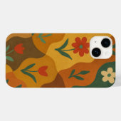 Coques Case-Mate iPhone Sweet Retro Country Garden Motif (Verso (horizontal))
