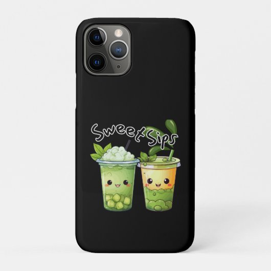 Coques Case-Mate iPhone Sweet Sips Kawaii Bubble Tea Duo (Dos)