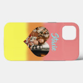 Coques Case-Mate iPhone Sweet Sunset Heart Photo (Verso (horizontal))