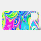 Coques Case-Mate iPhone "Sweet Swirls : The Bubblegum Marble Delft" (Verso (horizontal))