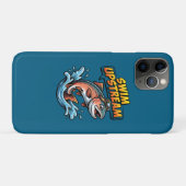 Coques Case-Mate iPhone Swim Upstream Salmon Motivational (Dos (Horizontal))