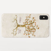 Coques Case-Mate iPhone Swirl Tree Automne Feuilles Mariage Anniversaire (Dos (Horizontal))