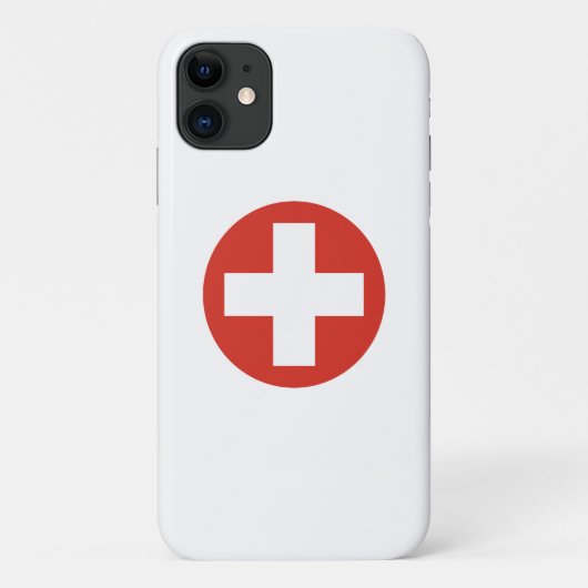 Coques Case-Mate iPhone Switzerland country flag roundel (Dos)