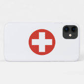Coques Case-Mate iPhone Switzerland country flag roundel (Dos (Horizontal))