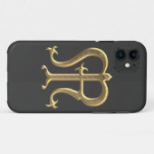 Coques Case-Mate iPhone Symbole "3-D" d'or de la Vierge Marie (Dos (Horizontal))