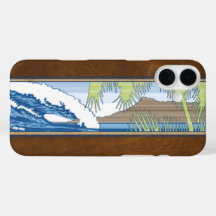 SYMBOLE Ala Moana Hawaiian Faux Koa Surf en bois C