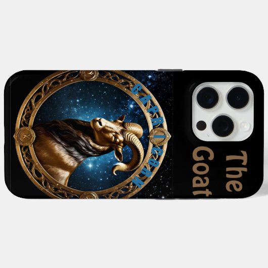 Coques Case-Mate iPhone Symbole astrologique de Capricorne (Verso (horizontal))