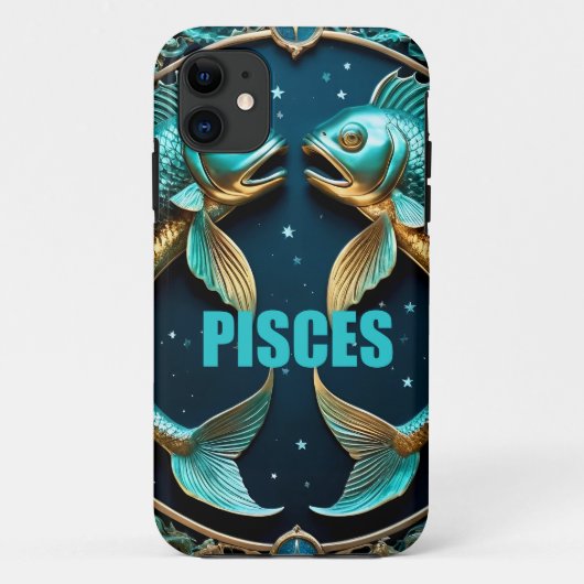 Coques Case-Mate iPhone Symbole astrologique Pisces (Dos)
