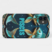 Coques Case-Mate iPhone Symbole astrologique Pisces (Dos (Horizontal))