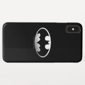 Coques Case-Mate iPhone Symbole Batman | Logo Grainy (Dos (Horizontal))