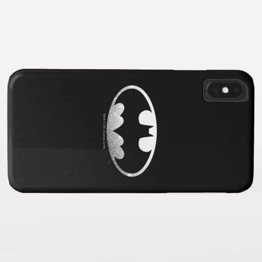 Coques Case-Mate iPhone Symbole Batman | Logo Grainy (Dos (Horizontal))