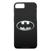 Coques Case-Mate iPhone Symbole Batman | Logo Grainy (Dos)