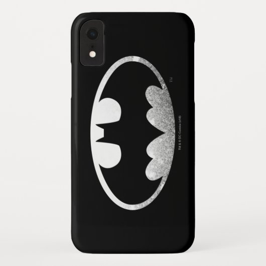 Coques Case-Mate iPhone Symbole Batman | Logo Grainy (Dos)