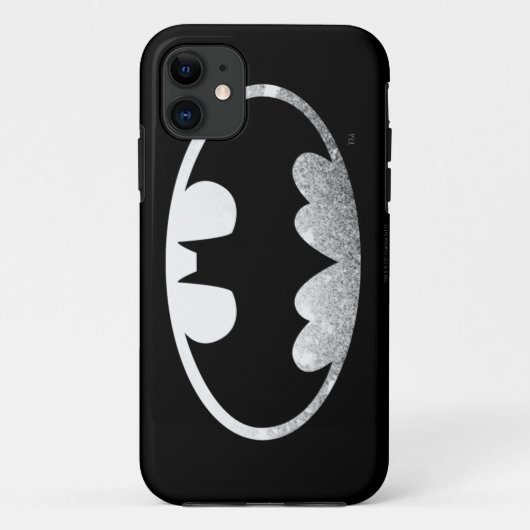 Coques Case-Mate iPhone Symbole Batman | Logo Grainy (Dos)