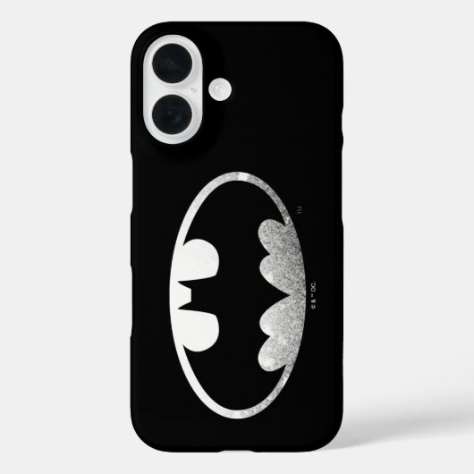 Coques Case-Mate iPhone Symbole Batman | Logo Grainy (Verso)