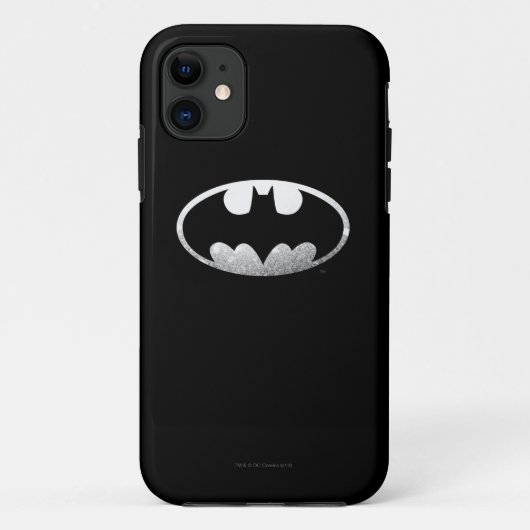 Coques Case-Mate iPhone Symbole Batman | Logo Grainy (Dos)