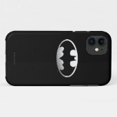 Coques Case-Mate iPhone Symbole Batman | Logo Grainy (Dos (Horizontal))