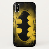 Coques Case-Mate iPhone Symbole Batman | Logo noir et jaune (Dos)