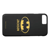 Coques Case-Mate iPhone Symbole Batman | Logo ovale (Dos (Horizontal))