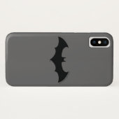 Coques Case-Mate iPhone Symbole Batman | Logo Simple Bat Silhouette (Dos (Horizontal))