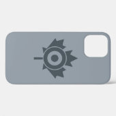 Coques Case-Mate iPhone Symbole canadien de la rondelle de feuille d'érabl (Verso (horizontal))